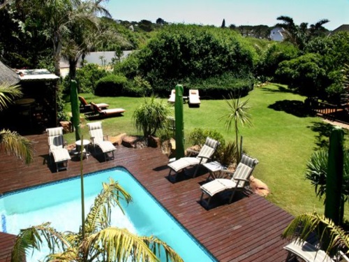 Sandals Guest House pool and garden
